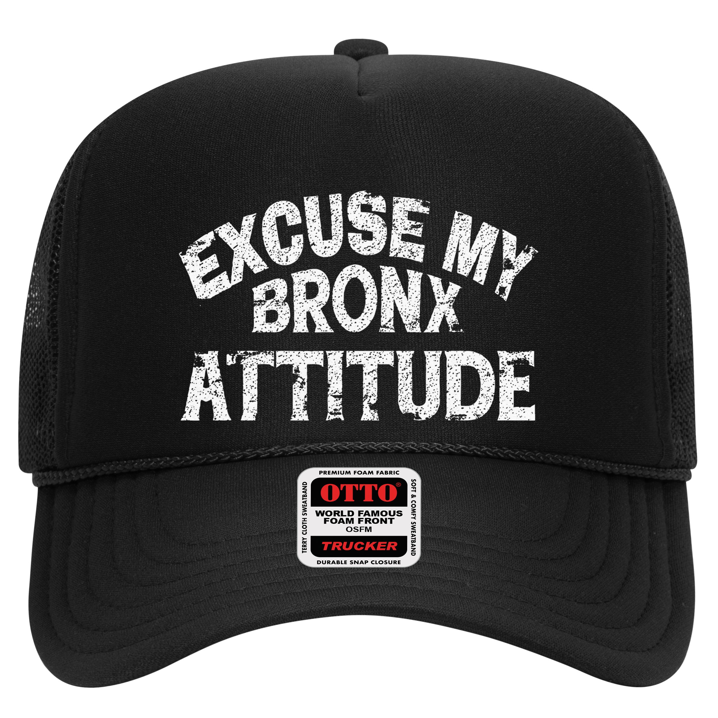 Excuse My Bronx New York Attitude Funny Ny Hat