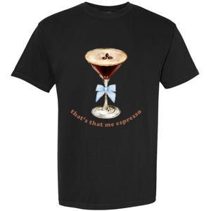 Espresso Martini Blue Bow Garment-Dyed Heavyweight T-Shirt