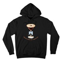 Espresso Martini Blue Bow Hoodie