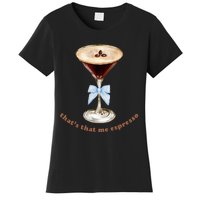 Espresso Martini Blue Bow Women's T-Shirt