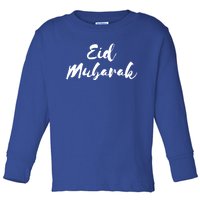 Eid Mubarak Blessed Feast Festival Muslim Gift Toddler Long Sleeve Shirt