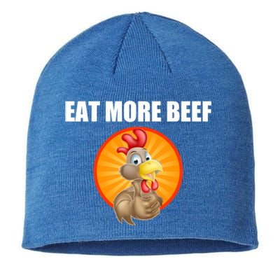 Eat More Beef Gift Funky Chicken Says So Gift Beef Eaters Gift Sustainable Beanie