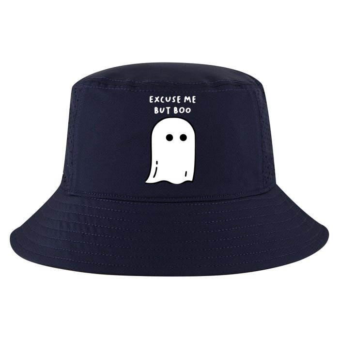 Excuse Me But Boo Cute Ghost Halloween Funny Spooky Season Cool Comfort Performance Bucket Hat