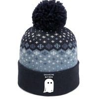 Excuse Me But Boo Cute Ghost Halloween Funny Spooky Season The Baniff Cuffed Pom Beanie