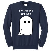 Excuse Me But Boo Cute Ghost Halloween Funny Spooky Season Sweatshirt