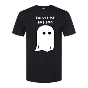 Excuse Me But Boo Cute Ghost Halloween Funny Spooky Season Softstyle CVC T-Shirt