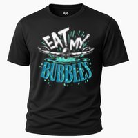 Eat My Bubbles funny swimming gift for swimmer swim team Cooling Performance Crew T-Shirt