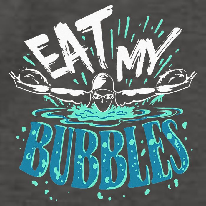Eat My Bubbles funny swimming gift for swimmer swim team Vector Backpack