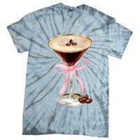 Espresso Martini Bow Graphic Tie-Dye T-Shirt