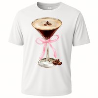 Espresso Martini Bow Graphic Cooling Performance Crew T-Shirt
