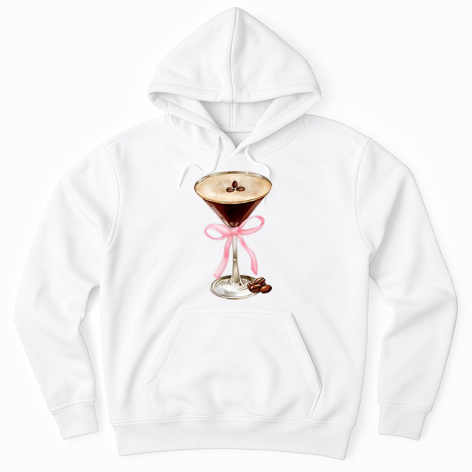 Espresso Martini Bow Graphic Hoodie