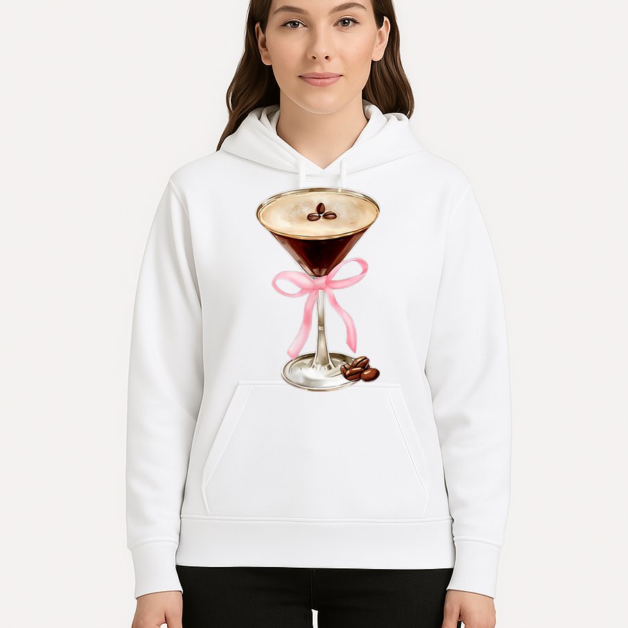 Espresso Martini Bow Graphic Hoodie