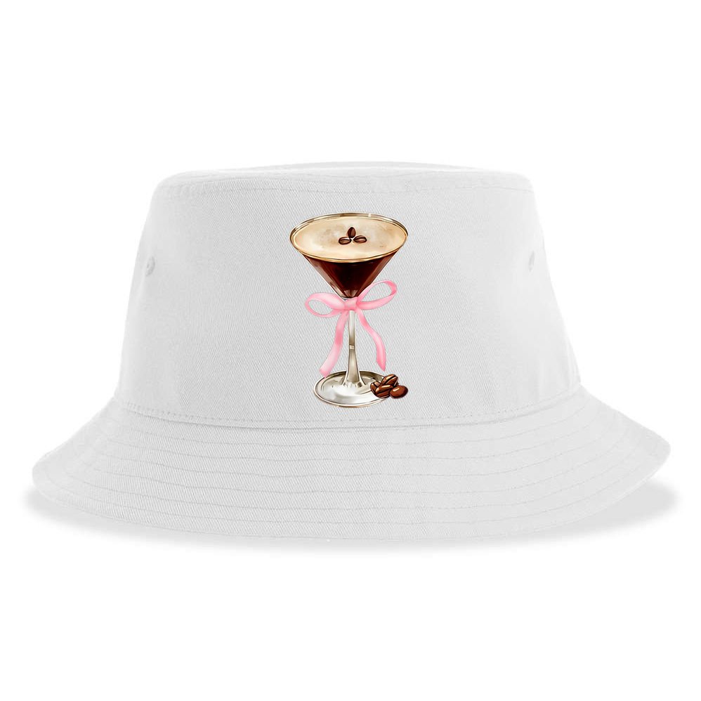 Espresso Martini Bow Graphic Sustainable Bucket Hat