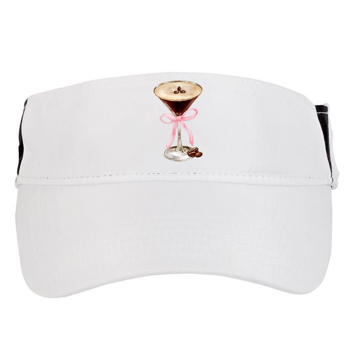 Espresso Martini Bow Graphic Adult Drive Performance Visor