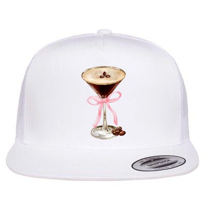 Espresso Martini Bow Graphic Flatbill Hat