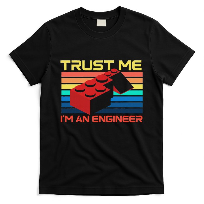 Engineer Master Builder Building Blocks Bricks Bricklayer T-Shirt