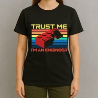 Engineer Master Builder Building Blocks Bricks Bricklayer T-Shirt