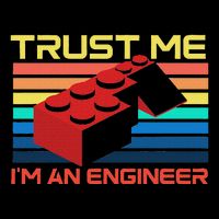 Engineer Master Builder Building Blocks Bricks Bricklayer Tall T-Shirt