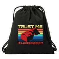 Engineer Master Builder Building Blocks Bricks Bricklayer Drawstring Bag