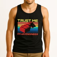 Engineer Master Builder Building Blocks Bricks Bricklayer Tank Top