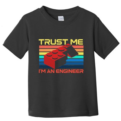 Engineer Master Builder Building Blocks Bricks Bricklayer Toddler T-Shirt