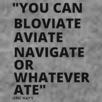 Eric Mays Bloviate Navigate Aviate Or Whatever Ate Sustainable Beanie