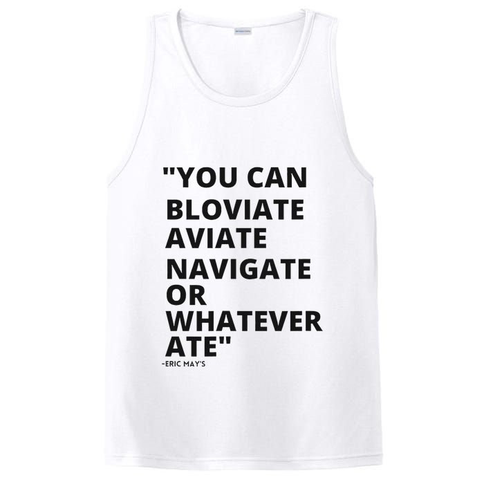 Eric Mays Bloviate Navigate Aviate Or Whatever Ate PosiCharge Competitor Tank