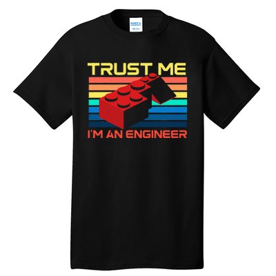 Engineer Master Builder Building Blocks Bricks Bricklayer Tall T-Shirt