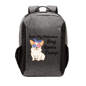 Even My Bulldog Dog Loves Trump The Felon 2024 Us Election Funny Gift Vector Backpack