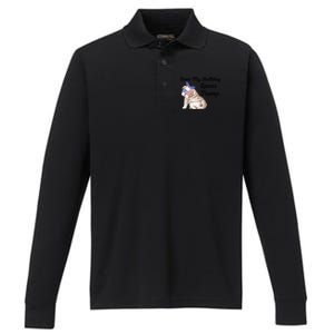 Even My Bulldog Dog Loves Trump The Felon 2024 Us Election Cute Gift Performance Long Sleeve Polo