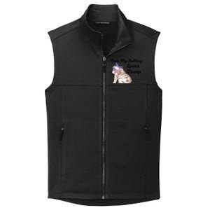 Even My Bulldog Dog Loves Trump The Felon 2024 Us Election Cute Gift Collective Smooth Fleece Vest