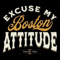 Excuse My Boston Attitude Thank You Impact Tech Backpack