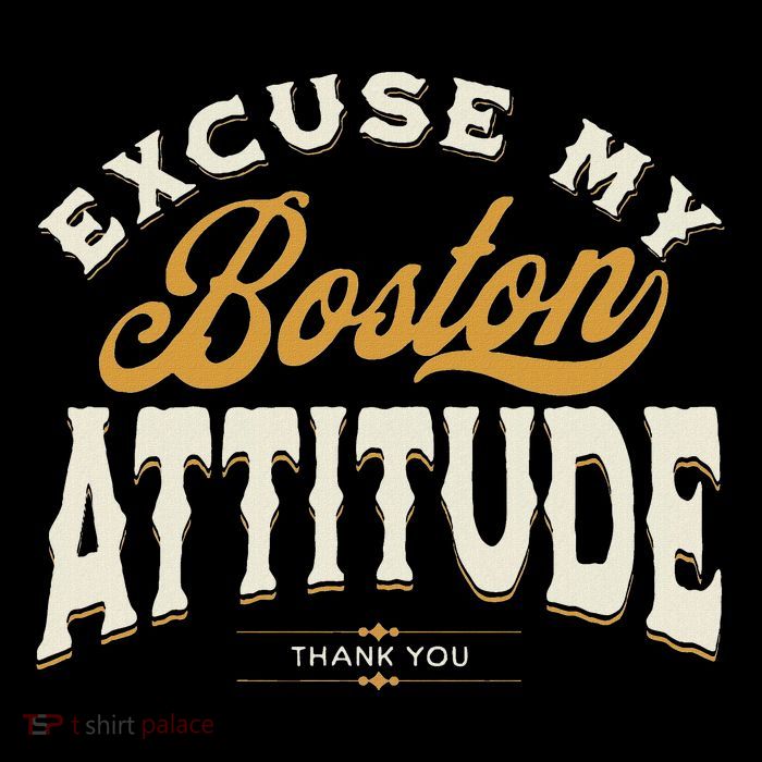 Excuse My Boston Attitude Thank You Sustainable Bucket Hat