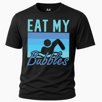 Eat My Bubbles Swim Swimmer Performance Shirt