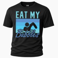 Eat My Bubbles Swim Swimmer Cooling Performance Crew T-Shirt
