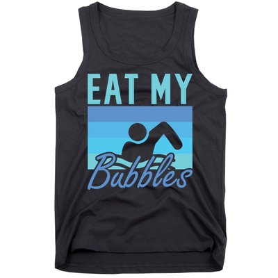 Eat My Bubbles Swim Swimmer Tank Top