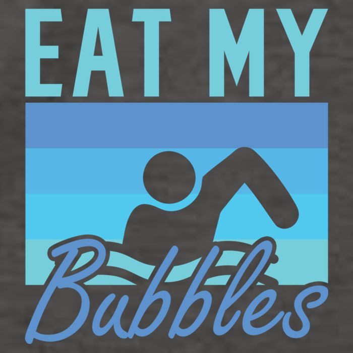 Eat My Bubbles Swim Swimmer Vector Backpack