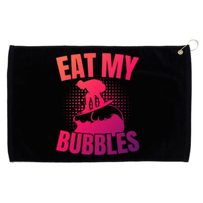 Eat My Bubbles Water Sport Water Ski Water Skiing Gift Grommeted Golf Towel