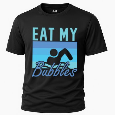 Eat My Bubbles Swim Swimmer Performance Shirt