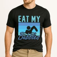 Eat My Bubbles Swim Swimmer Cooling Performance Crew T-Shirt