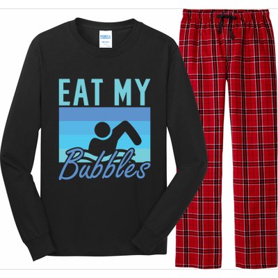 Eat My Bubbles Swim Swimmer Long Sleeve Pajama Set