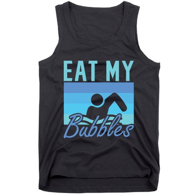 Eat My Bubbles Swim Swimmer Tank Top