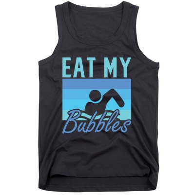 Eat My Bubbles Swim Swimmer Tank Top