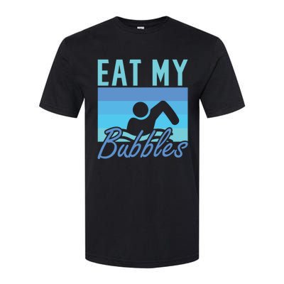 Eat My Bubbles Swim Swimmer Softstyle® CVC T-Shirt