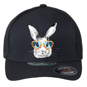 Easter Male Bunny Cute Holiday Flexfit Unipanel Trucker Cap