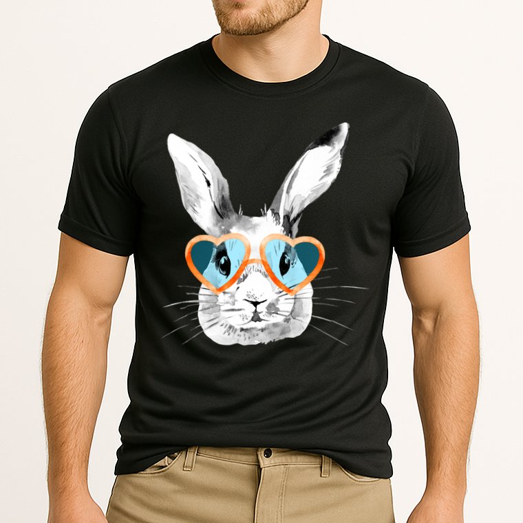 Easter Male Bunny Cute Holiday Cooling Performance Crew T-Shirt