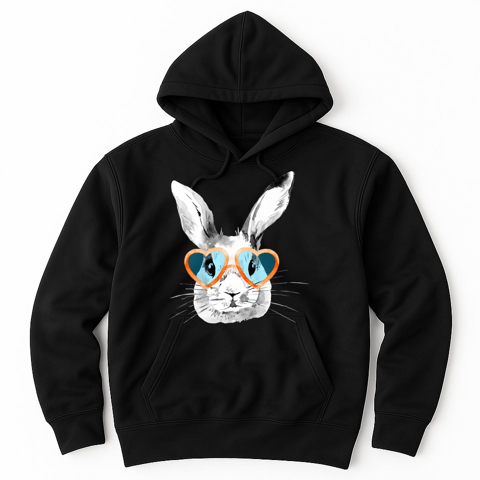 Easter Male Bunny Cute Holiday Hoodie