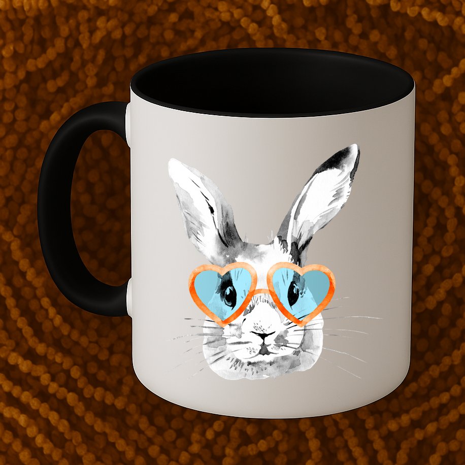 Easter Male Bunny Cute Holiday Mug