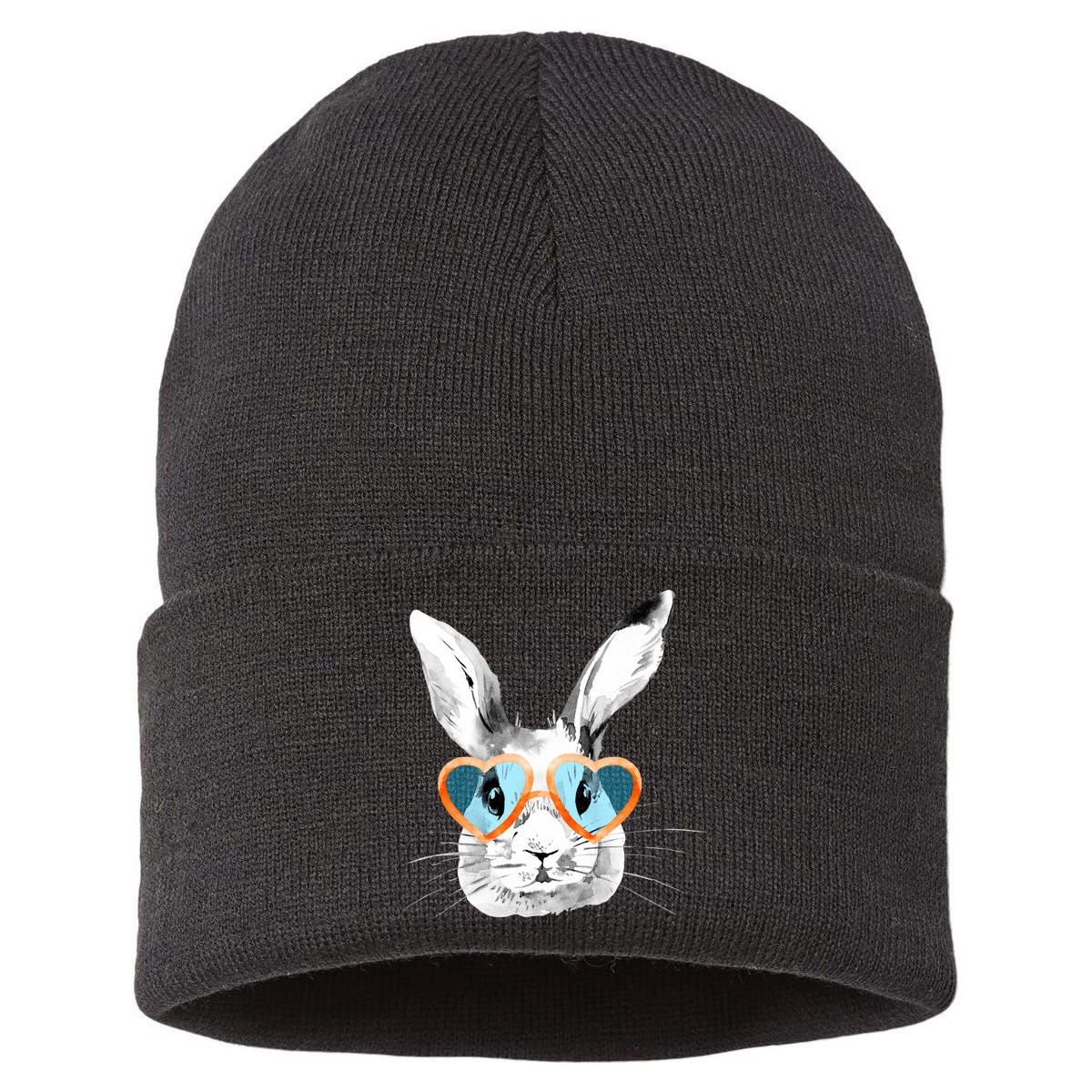 Easter Male Bunny Cute Holiday Sustainable Knit Beanie