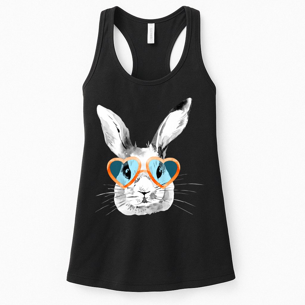 Easter Male Bunny Cute Holiday Womens Tank Top